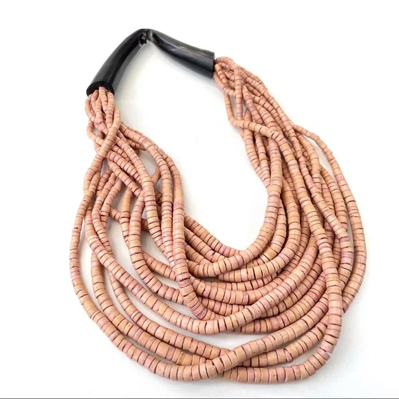 Vintage GERDA LYNGGAARD MONIES Artisan 12 Strand Layered Statement Necklace - Picture 6 of 15